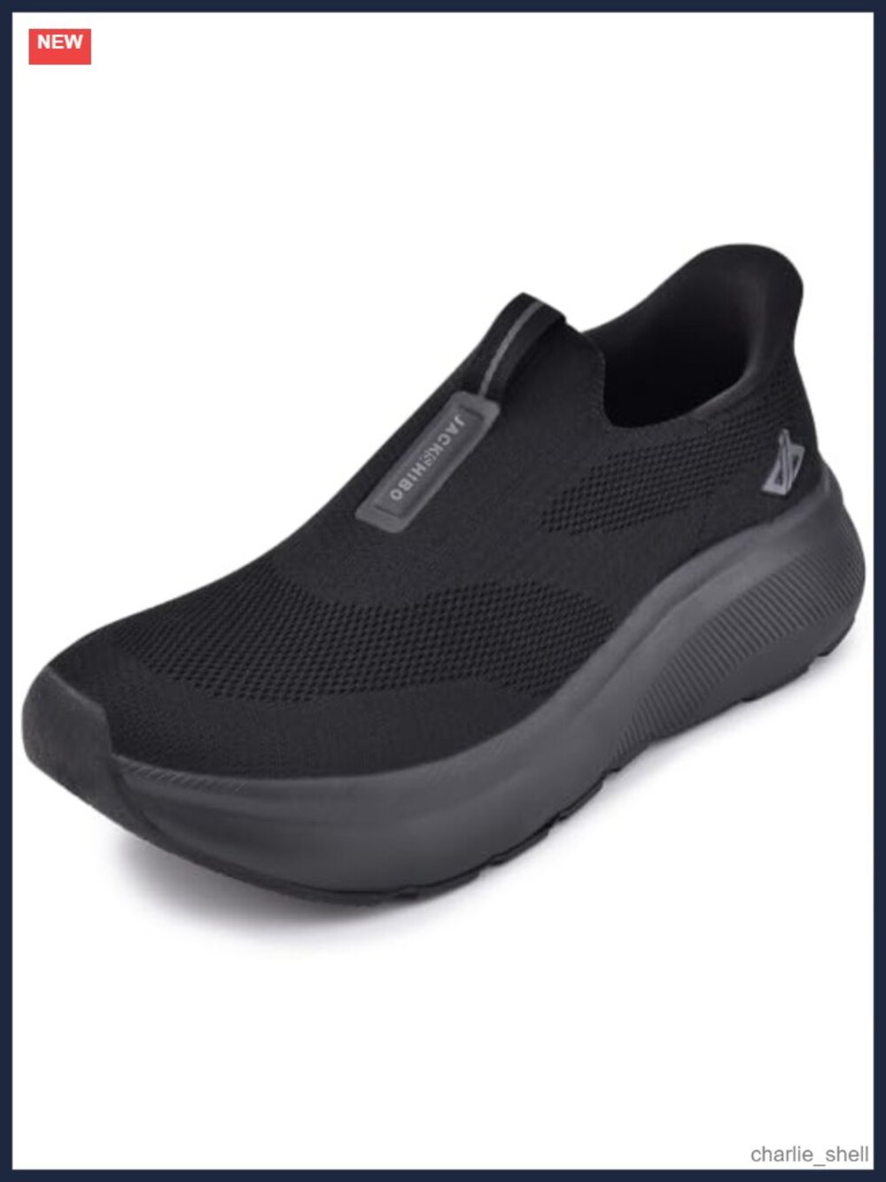 Men's Hands-Free Slip-On Orthopedic Walking Shoes Wide Toe Box Arch Support